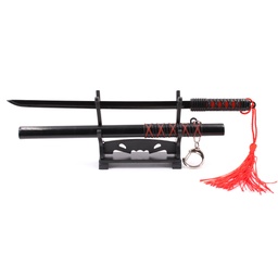 [BH-1184] KATANA MINI LLAVERO 1184 NRT 22 CM NEGRA