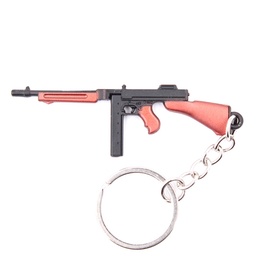 [BH-1515] LLAVERO FUSIL THOMPSON 7 CM NEGRO/MARRON
