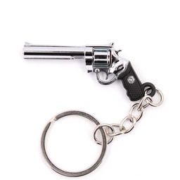 [BH-1519] LLAVERO REVOLVER MG357 5 CM PLATA