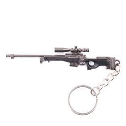 [BH-1530] LLAVERO FUSIL L96 9 CM NEGRO