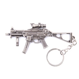 [BH-1539] LLAVERO FUSIL UMP9 9 CM NEGRO