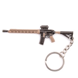 [BH-1543] LLAVERO FUSIL MK107 9 CM NEGRO/TAN