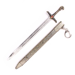 [BH-1209] LLAVERO ESPADA 1209 GOT 9 CM DORADO