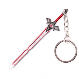 [BH-1219] LLAVERO ESPADA 1219 ZLD 9 CM ROJO