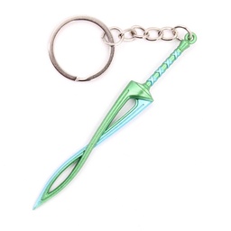 [BH-1220] LLAVERO ESPADA 1220 ZLD 9 CM VERDE