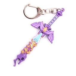 [BH-1222] LLAVERO ESPADA 1222 ZLD 9 CM MORADO