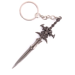 [BH-1238] LLAVERO ESPADA 1238 WOF 9 CM NEGRO/PLATA