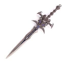 [BH-1239] LLAVERO ESPADA 1239 WOF 22 CM NEGRO/PLATA
