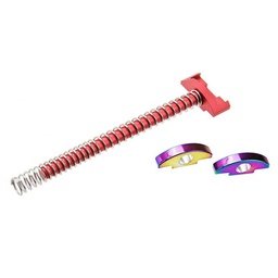 [CCT-AAP01-009] COWCOW AAP01 ALUMINIUM GUIDE ROD SET RED