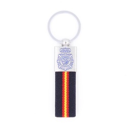 [DB-2380] LLAVERO POLICIA NACIONAL ESPAÑA ARRIBA META. MARINO