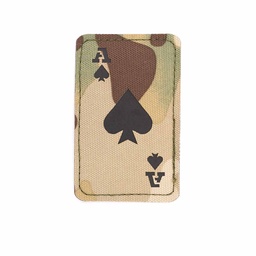 [IW-08336-MC] PARCHE IMMORTAL CARTA AS DE PICA IR MULTICAM