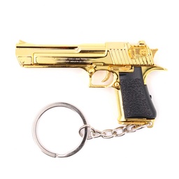 [BH-1569] LLAVERO BH PISTOLA DESERT EAGLE 6CM DORADO