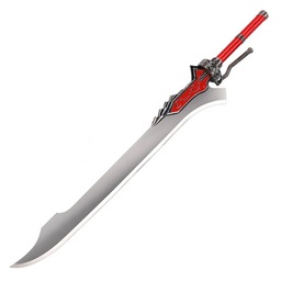 [BH-6052] ESPADA 6052 DMC 126CM ACERO PLATA-ROJA