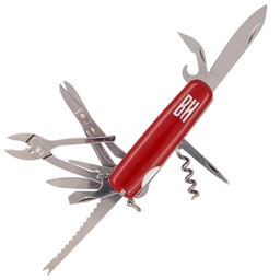[BH-519] NAVAJA BH VIPER MULTIUSOS 519 10 USOS ROJA