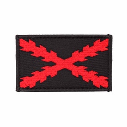 [IW-08475-BK] PARCHE IMMORTAL BORGOÑA BORDADO GR NEGRO