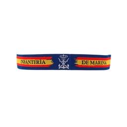 [IW-70521-BL] PULSERA IMMORTAL INFANTERIA DE MARINA CINTA AZUL