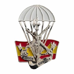 [IW-0605-WH] PIN IMMORTAL LEGION PARACAIDISTA BLANCO