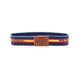 [IW-70525-NVBL] PULSERA IMMORTAL ELASTICA POLICIA NACIONAL MARINO