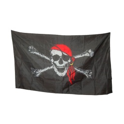 [300100-PI] BANDERA PIRATA 130 X 90
