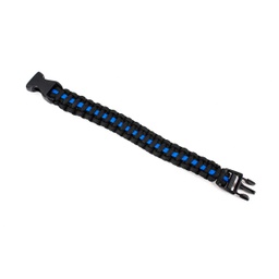 [CZ5555] PULSERA PARACORD NEGRA CELESTE