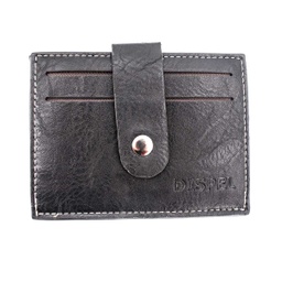 [166000] TARJETERO CREMALLERA MODA NEGRO