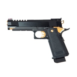 [TM142672] PISTOLA MARUI HI-CAPA 5.1 GOLD GAS NEGRA-DORADA