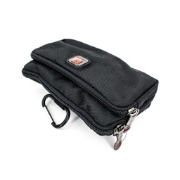 [5067] BOLSITO X CORDURA LATERAL C/MOSQUETON NEGRO