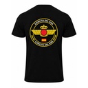 CAMISETA EJERCITO DEL AIRE CIRCULO AMARILLO NEGRA