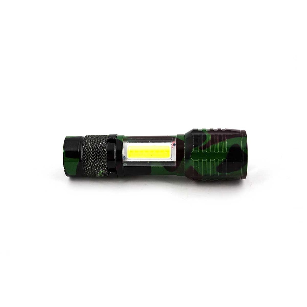 LINTERNA KELAISHUN  LED RECARGABLE C/USB MINI CAMO