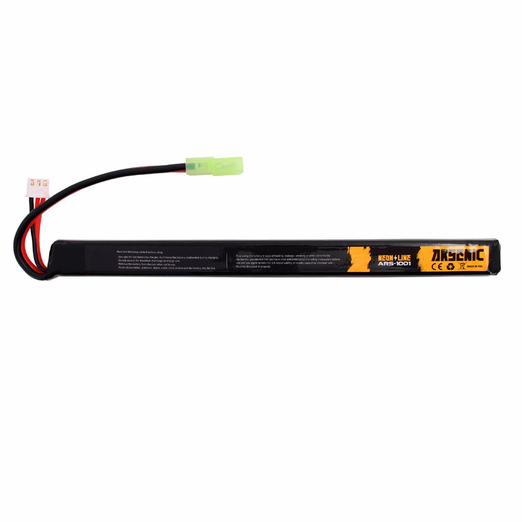 BATERIA VLC PRO LIPO 7.4V 1200MAH 25C/50C 1STICK NEGRA
