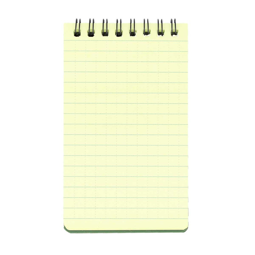 LIBRETA WATERPROOF IMMORTAL 8 X 12 CM VERDE