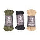 CORDINO IMMORTAL PARACORD 4MM X 15M 550LB NEGRO