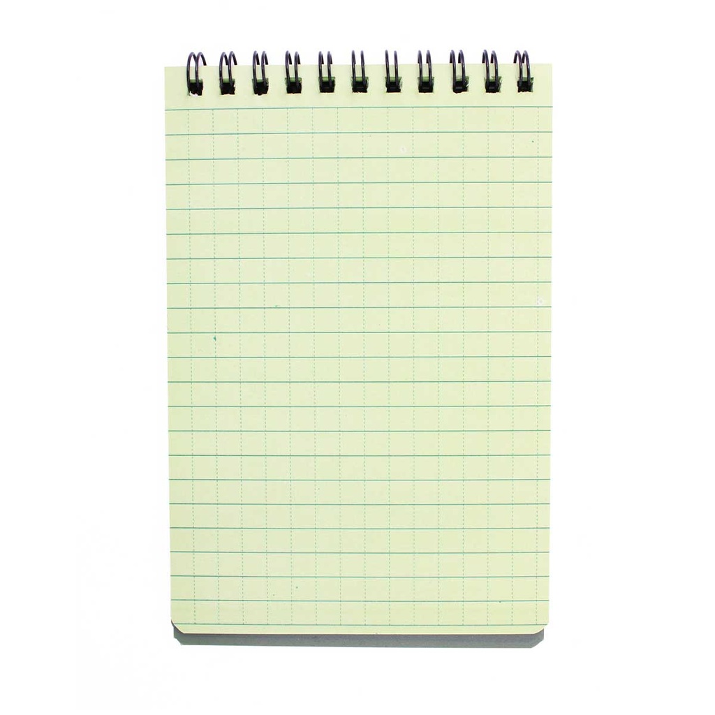 LIBRETA WATERPROOF IMMORTAL 15 X 10 CM VERDE
