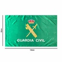 BANDERA RASO GUARDIA CIVIL VERDE