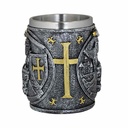 TAZA RESINA TOLE 10 XL CRUZ AMARILLA
