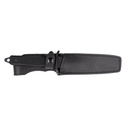 CUCHILLO ALPINO TACTICO ROMPECRI.REDONDO C/FUNDA CUERO NEGRO