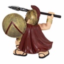 FIGURA GUERRERO GRIEGO TOLE 10 LANZA 10.5 CM