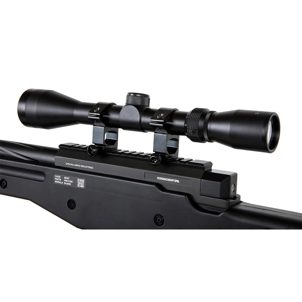 FUSIL SPECNA ARMS SA-S11 EDGE L96 C/ VISOR Y BIPODE NEGRO