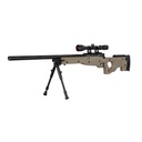 FUSIL SPECNA ARMS SA-S11 EDGE L96 C/ VISOR Y BIPODE TAN