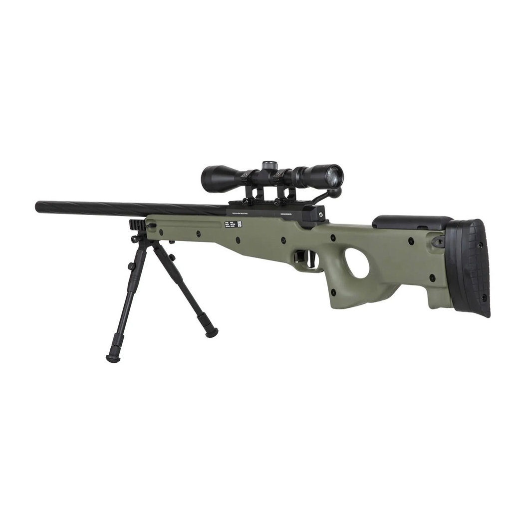 FUSIL SPECNA ARMS SA-S11 EDGE L96 C/ VISOR Y BIPODE VERDE