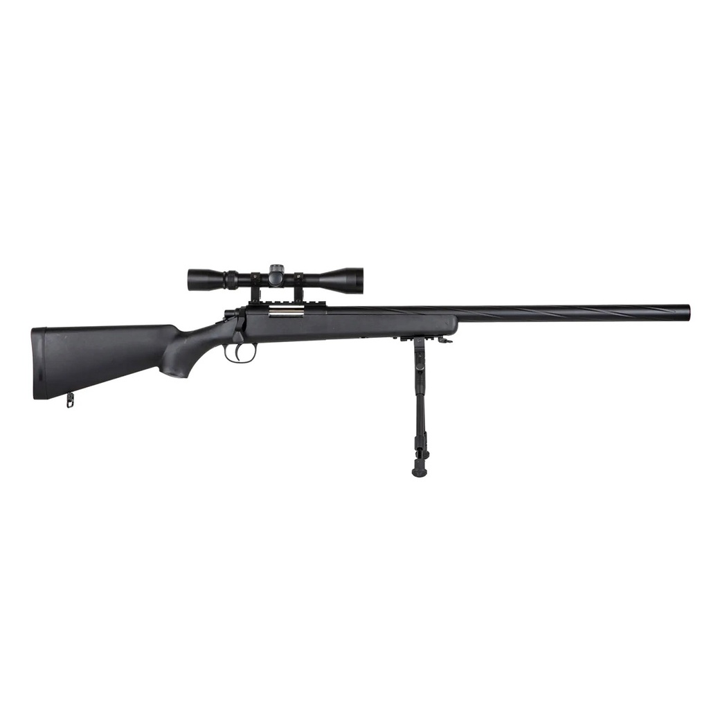 FUSIL SPECNA ARMS SA-S12 EDGE VSR-10 C/ VISOR Y BIPODE NEGRO