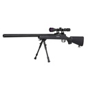 FUSIL SPECNA ARMS SA-S12 EDGE VSR-10 C/ VISOR Y BIPODE NEGRO