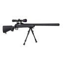 FUSIL SPECNA ARMS SA-S12 EDGE VSR-10 C/ VISOR Y BIPODE NEGRO