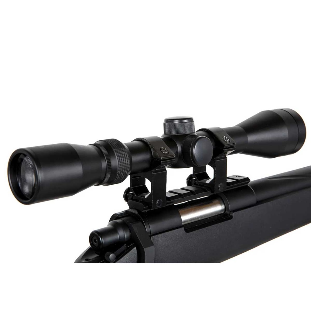 FUSIL SPECNA ARMS SA-S12 EDGE VSR-10 C/ VISOR Y BIPODE NEGRO