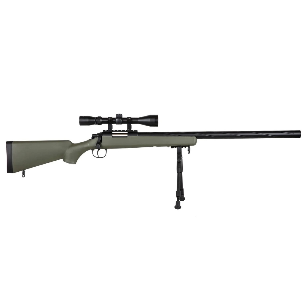 FUSIL SPECNA ARMS SA-S12 EDGE VSR-10 C/ VISOR Y BIPODE VERDE