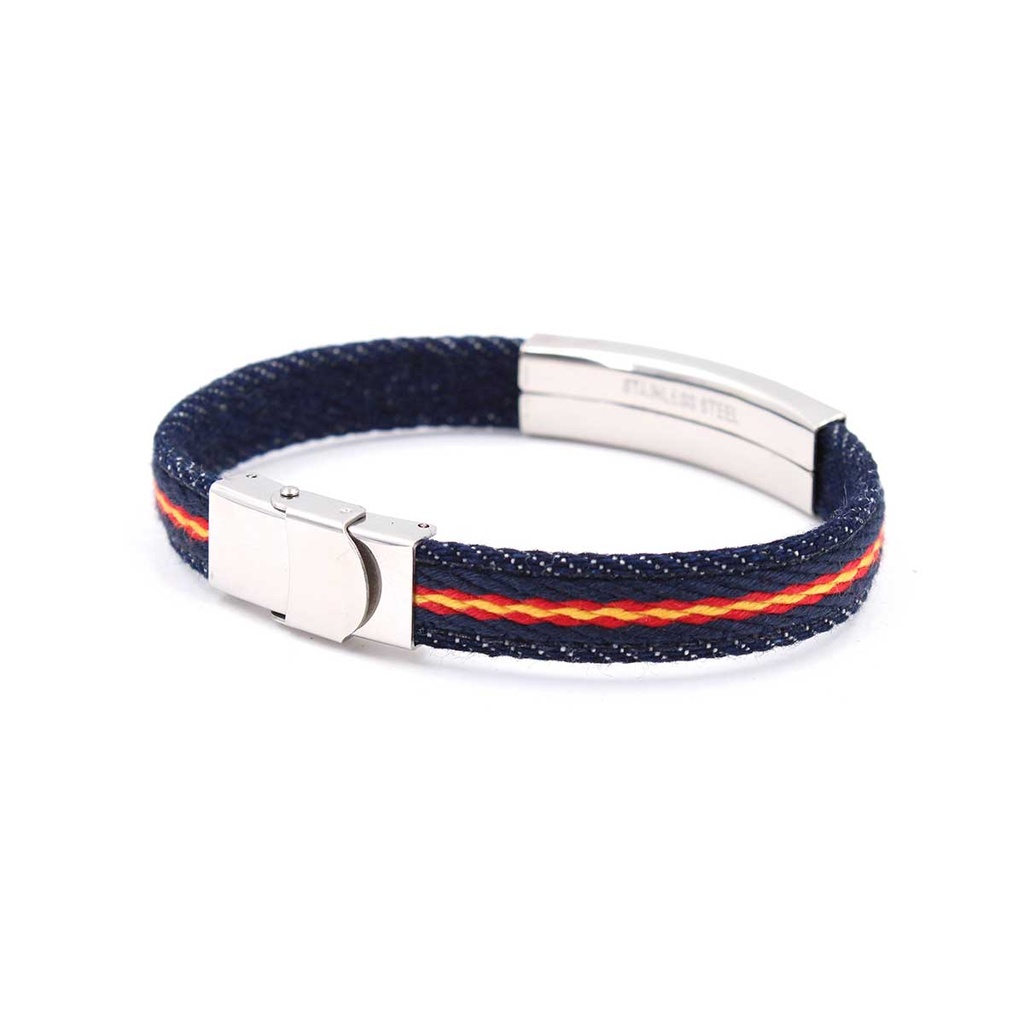 PULSERA ESPAÑA LONA CENTRO METALICO POLICIA NACIONAL