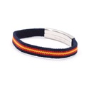 PULSERA ESPAÑA ELASTICA CENTRO METALICO POLICIA NACIONAL