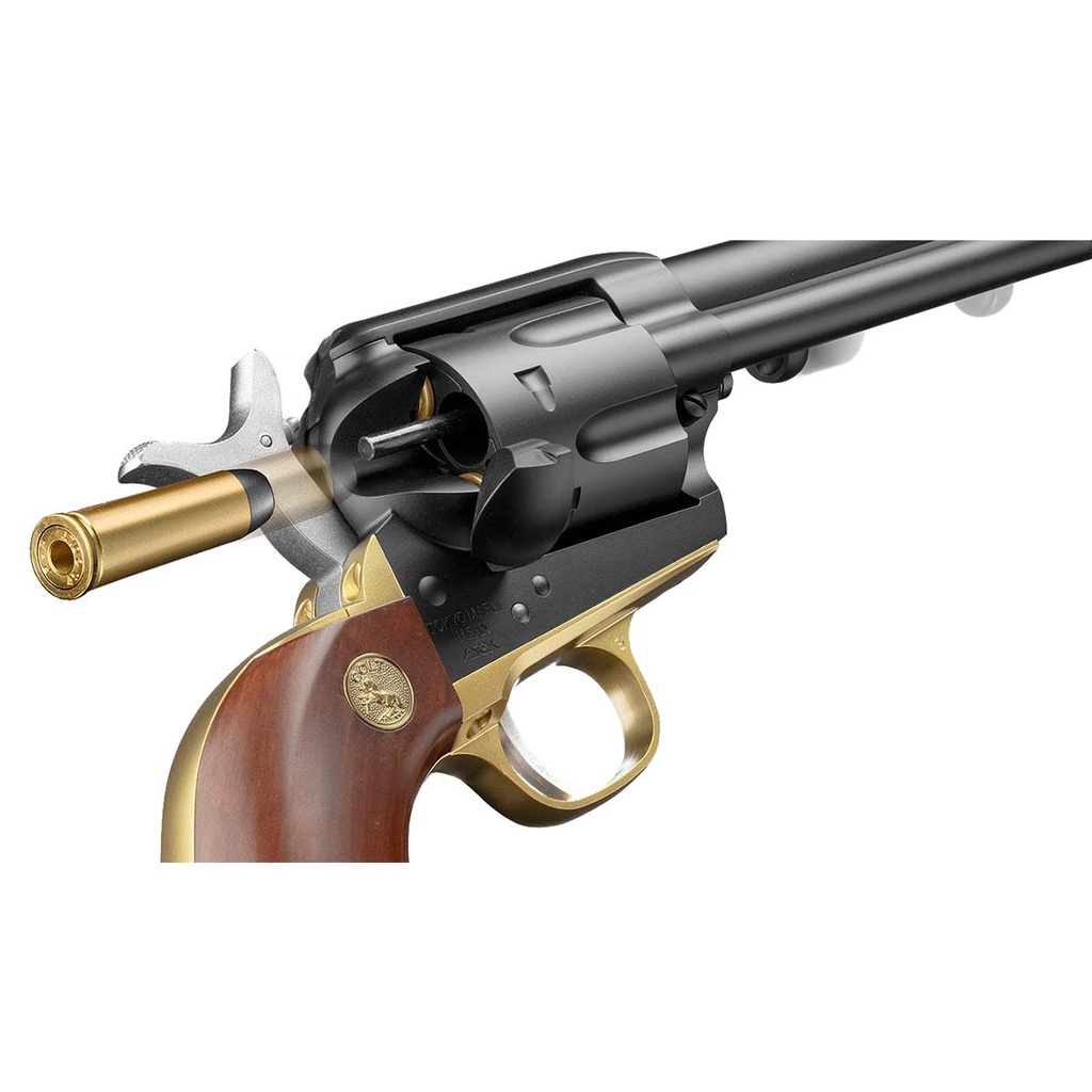 REVOLVER MARUI SAA.45 CAVALRY 7 2/1 INCH CUSTOM NEGRO-DORADO