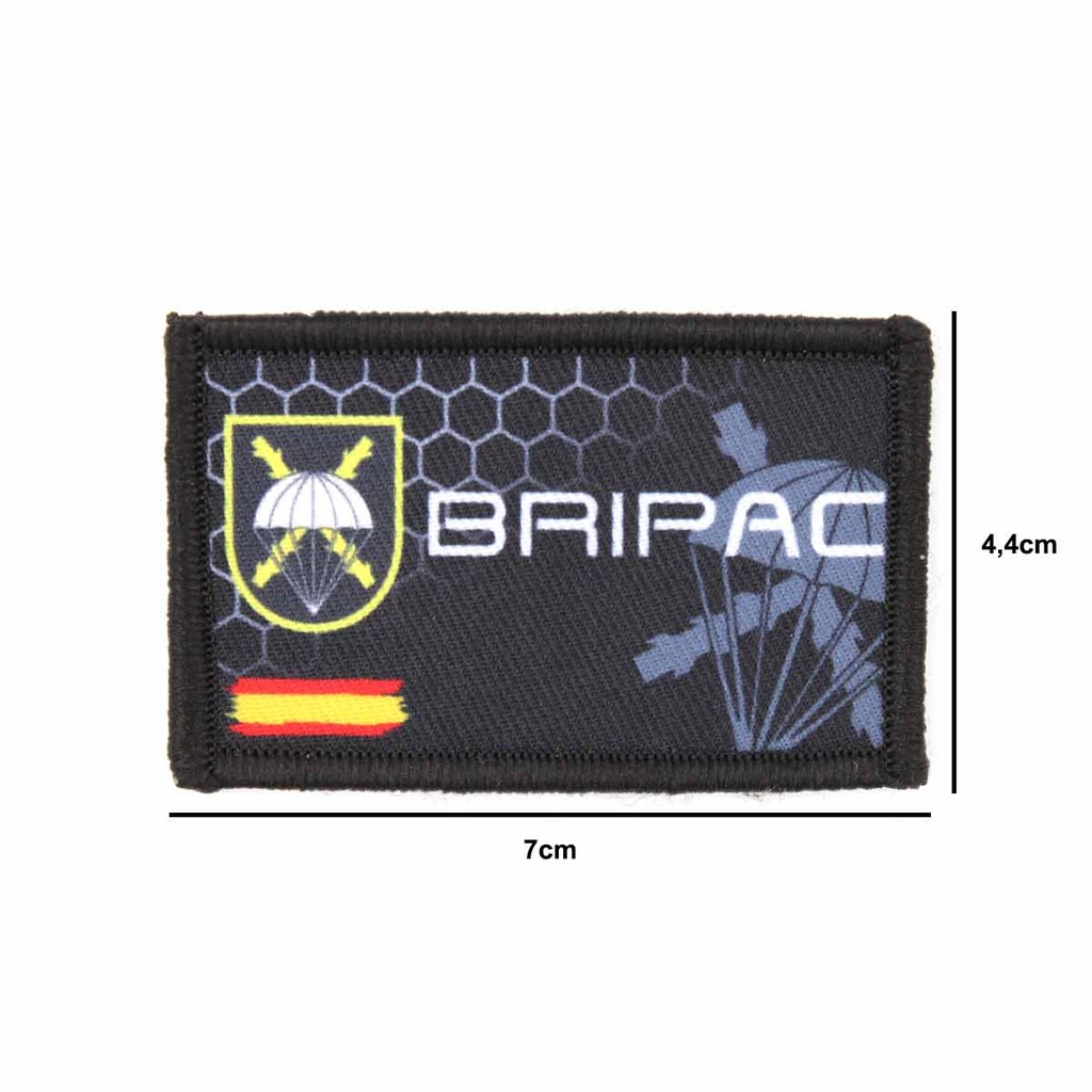 PARCHE IMMORTAL SUBLIMACION BRIPAC NEGRO