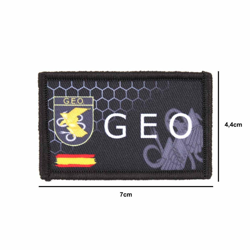 PARCHE IMMORTAL SUBLIMACION G.E.O NEGRO
